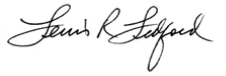 Lewis Ledford signature